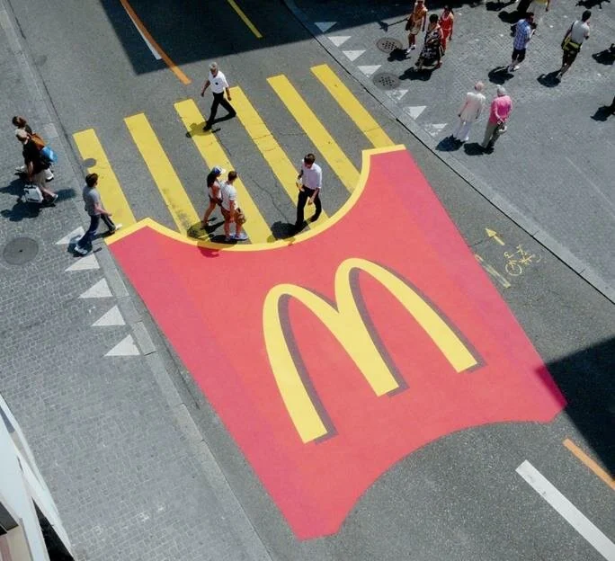  McDonald’s “Zebra Crossing Fries” Guerilla Marketing