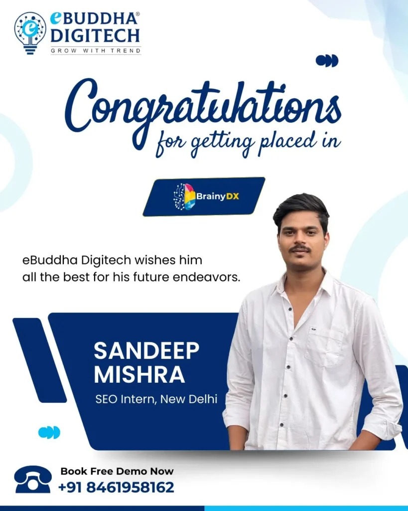 eBuddha Digitech Student Got Placed